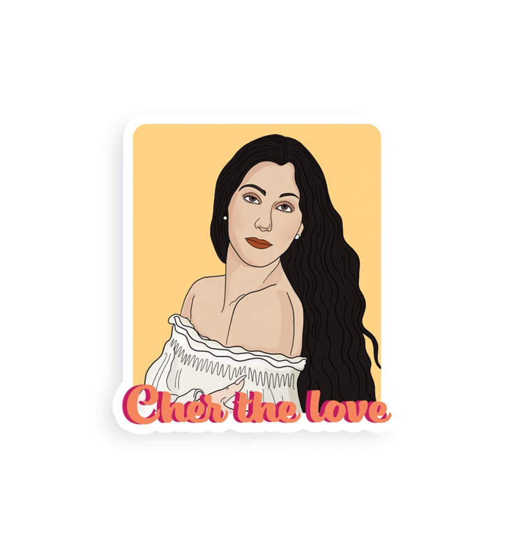 Cher the Love Sticker