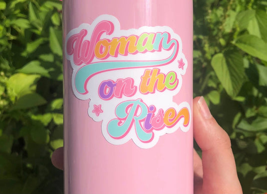 Woman on the Rise Sticker