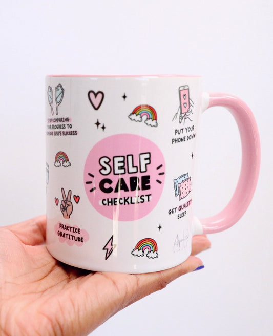 Self Care Checklist Mug