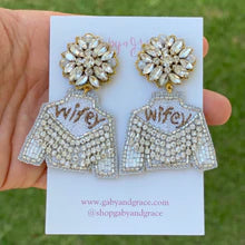 Wifey Fringe Jacket Earrings